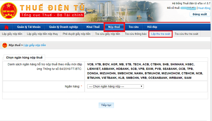 thu ra soat online khi phat hien sai sot thong tin tren chung tu nop thue 1