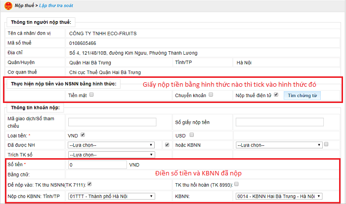 thu ra soat online khi phat hien sai sot thong tin tren chung tu nop thue 2