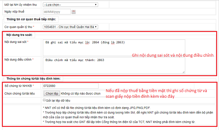 thu ra soat online khi phat hien sai sot thong tin tren chung tu nop thue 3