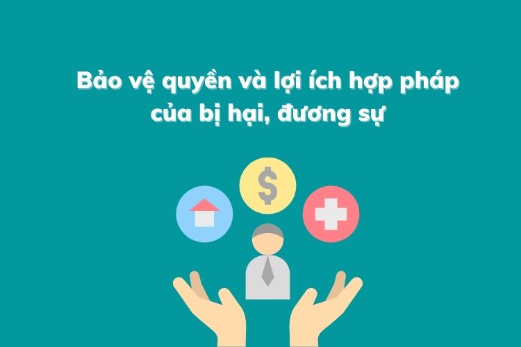 Bảo vệ quyền và lợi ích hợp pháp của bị hại, đương sự 2 Bảo vệ quyền và lợi ích hợp pháp của bị hại, đương sự