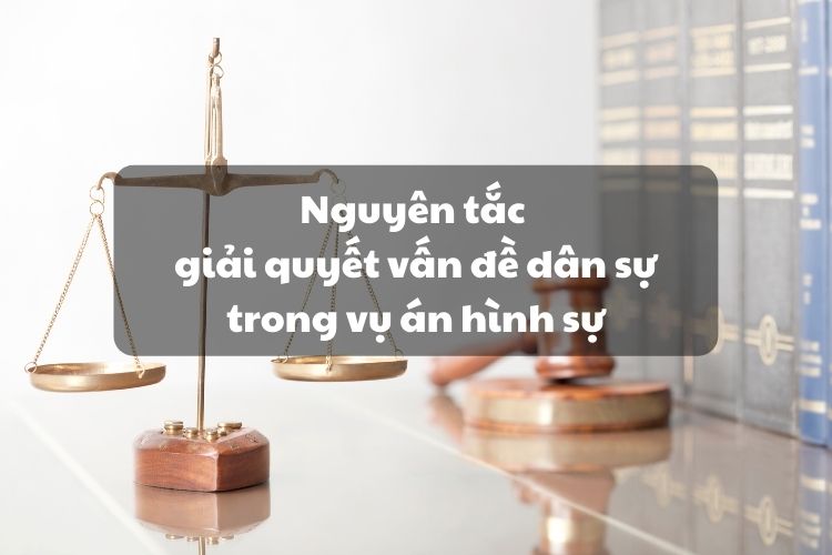Nguyên tắc giải quyết vấn đề dân sự trong vụ án hình sự
