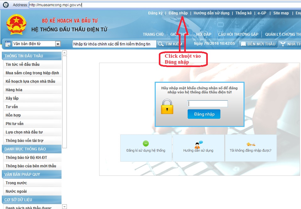Đăng ký tham gia Hệ thống mạng đấu thầu quốc gia và quy trình xử lý hồ sơ đăng ký