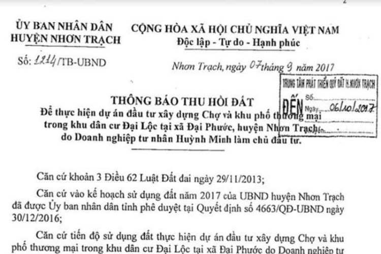 Có thông báo thu hồi đất có được bán không? 3 Có thông báo thu hồi đất có được bán không?