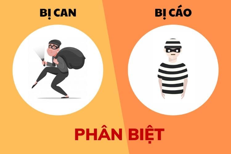 Phân biệt nghi can, nghi phạm, bị can, bị cáo