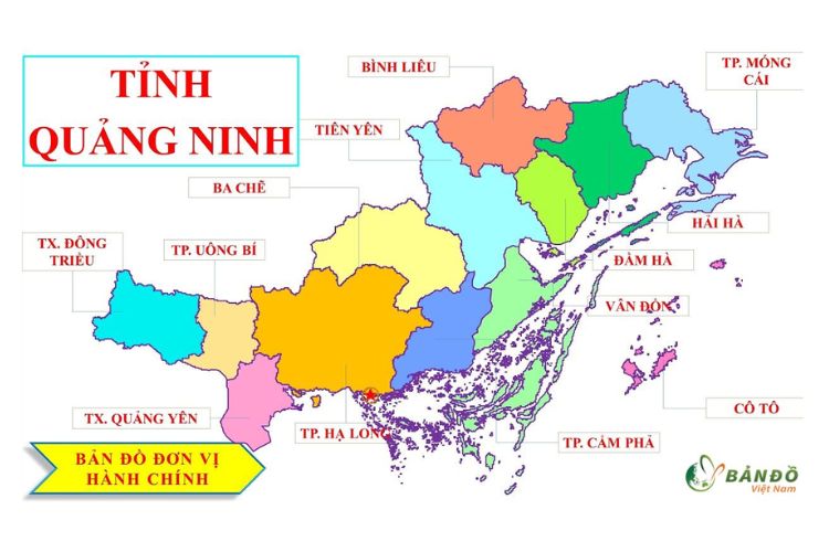 Danh sách các huyện của tỉnh Quảng Ninh