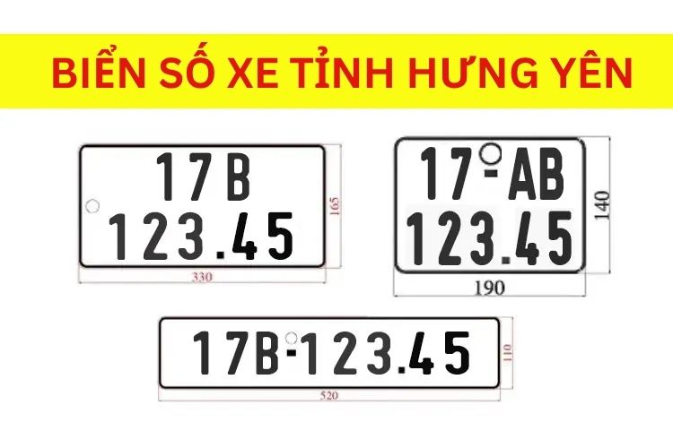 Biển số xe 17 là ở đâu, tỉnh nào? 1 Ký hiệu biển số xe 17 là của tỉnh Hưng Yên