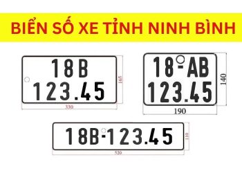 Ký hiệu biển số xe 18 là của tỉnh Ninh Bình