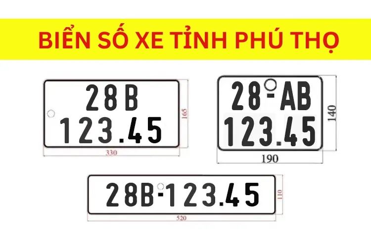 Biển số xe 28 là ở đâu, tỉnh nào? 1 Ký hiệu biển số xe 28 là của tỉnh Phú Thọ