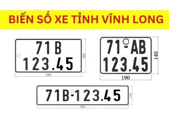 Ký hiệu biển số xe 71 là của tỉnh Vĩnh Long