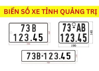 Ký hiệu biển số xe 73 là của tỉnh Quảng Trị