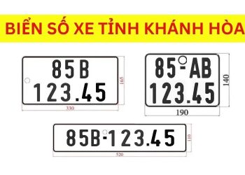 Ký hiệu biển số xe 85 là của tỉnh Khánh Hòa