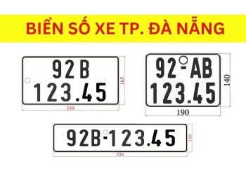 Ký hiệu biển số xe 92 là của thành phố Đà Nẵng