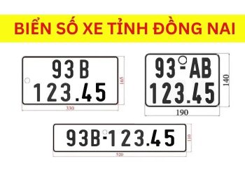 Ký hiệu biển số xe 93 là của tỉnh Đồng Nai
