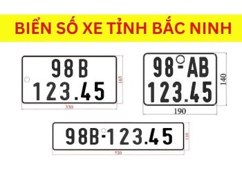 Ký hiệu biển số xe 98 là của tỉnh Bắc Ninh