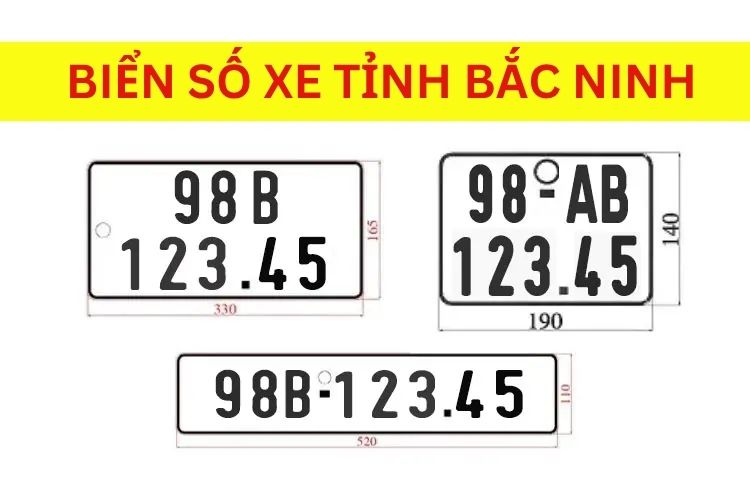 Biển số xe 98 là ở đâu, tỉnh nào? 1 Ký hiệu biển số xe 98 là của tỉnh Bắc Ninh