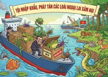 Tội nhập khẩu, phát tán các loài ngoại lai xâm hại 3 Tội nhập khẩu, phát tán các loài ngoại lai xâm hại