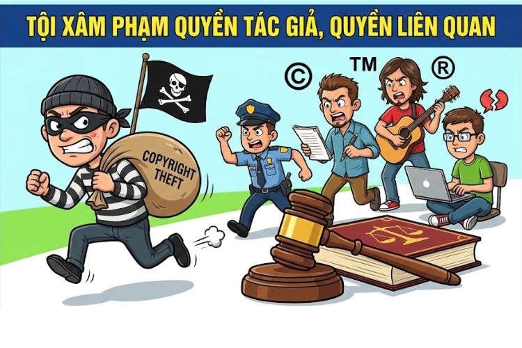 Tội xâm phạm quyền tác giả, quyền liên quan