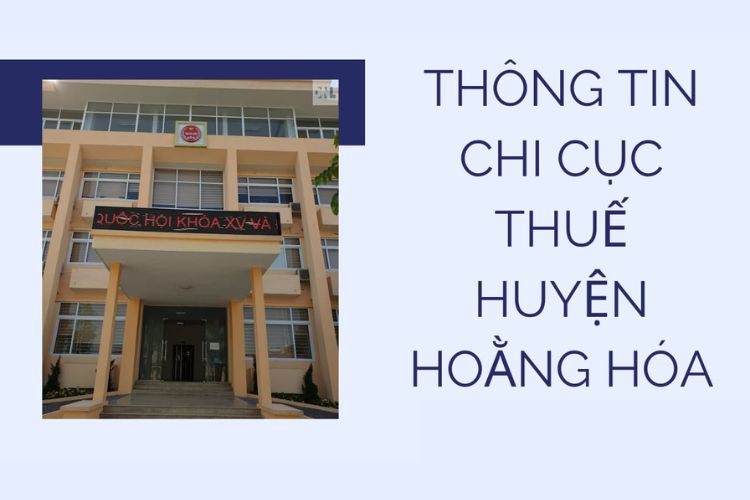 Danh bạ điện thoại Chi cục thuế huyện Hoằng Hóa