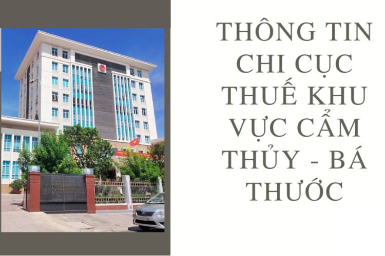 Danh bạ điện thoại Chi cục thuế Khu vực Cẩm Thủy – Bá Thước