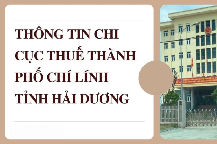 Danh bạ điện thoại Chi cục thuế Thành phố Chí Linh