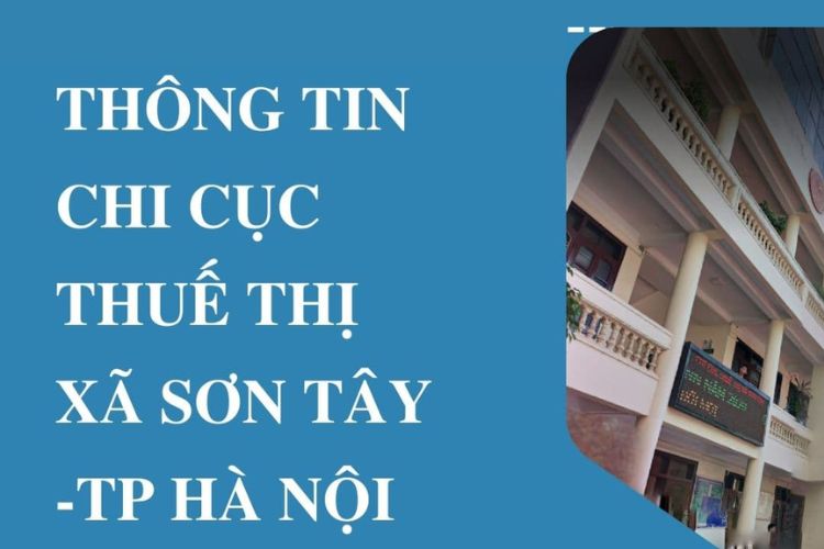 Danh bạ điện thoại Chi Cục thuế Thị Xã Sơn Tây