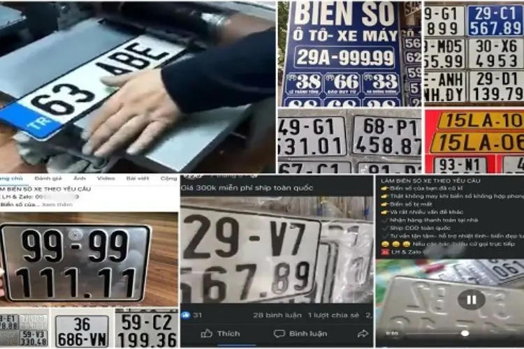 Sử dụng biển số giả bị xử phạt thế nào?