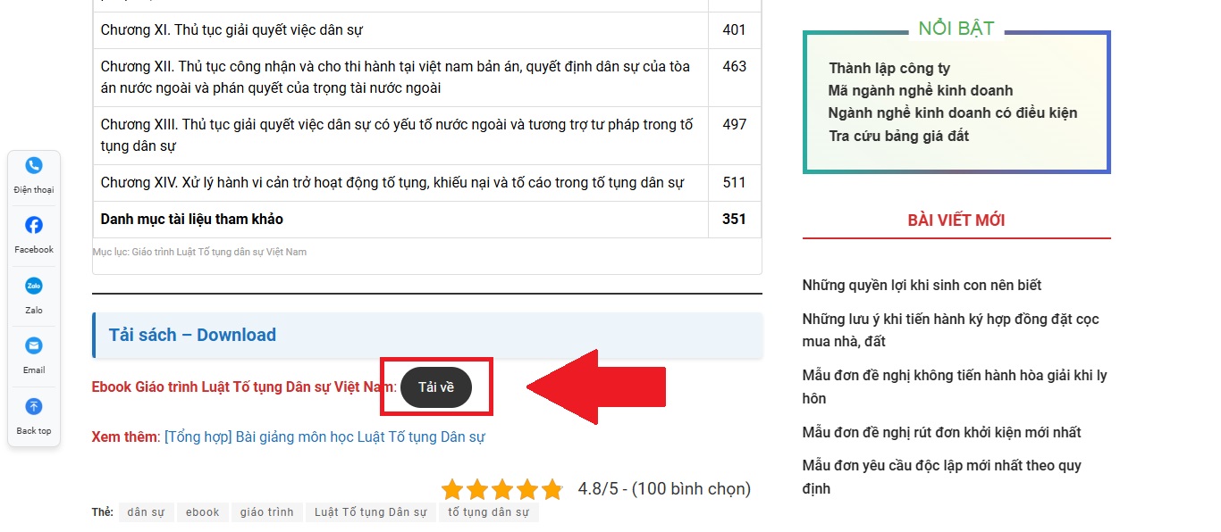 Hướng dẫn download tài liệu trên website LawFirm.Vn 1 1