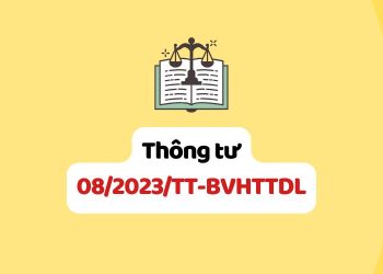 Thông tư 08/2023/TT-BVHTTDL quy định các mẫu trong hoạt động đăng ký quyền tác giả, quyền liên quan Thông tư 08/2023/TT-BVHTTDL quy định các mẫu trong hoạt động đăng ký quyền tác giả, quyền liên quan