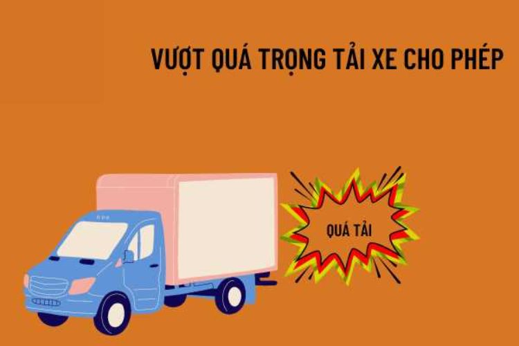 Mức phạt đối với lỗi xe vượt quá tải trọng cho phép