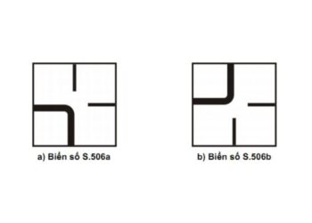 Biển số S.506 (a,b): Hướng đường ưu tiên