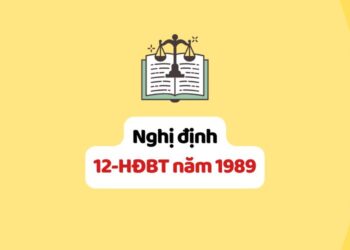 Nghị định 12-HĐBT năm 1989 về thủ tục kết hôn giữa công dân Việt Nam với người nước ngoài tiến hành trước cơ quan có thẩm quyền của nước Cộng hoà xã hội chủ nghĩa Việt Nam