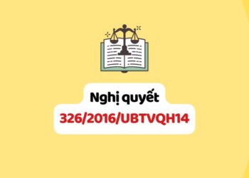 Nghị quyết 326/2016/UBTVQH14 quy định về mức thu, miễn, giảm, thu, nộp, quản lý và sử dụng án phí và lệ phí Tòa án