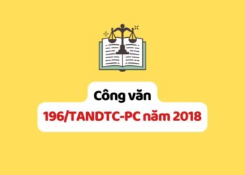 Công văn 196/TANDTC-PC năm 2018 về áp dụng điểm c khoản 2 Điều 321 và điểm c khoản 2 Điều 322 của Bộ luật Hình sự
