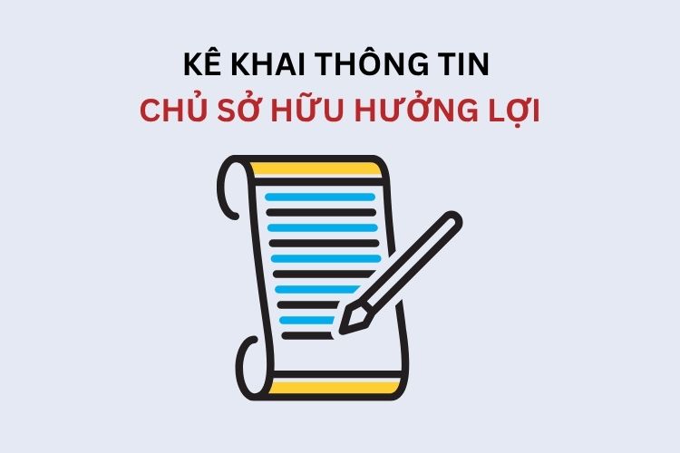 Kê khai thông tin về chủ sở hữu hưởng lợi của doanh nghiệp