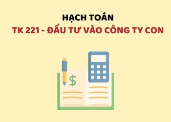 Hướng dẫn hạch toán tài khoản 221 – Đầu tư vào công ty con