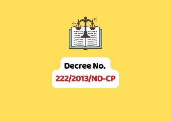 Decree No. 222/2013/ND-CP on cash payment