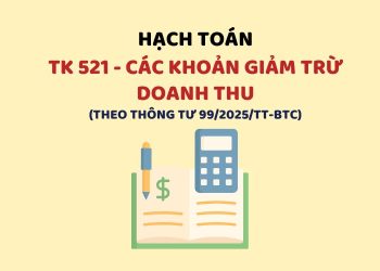 Hướng dẫn hạch toán tài khoản 521 – Các khoản giảm trừ doanh thu theo Thông tư 99