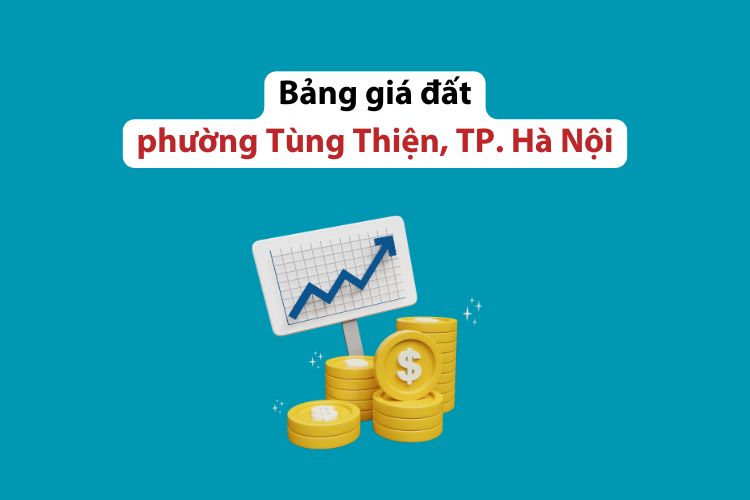 Bảng giá đất phường Tùng Thiện, Thành phố Hà Nội năm 2026