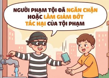 Người phạm tội đã ngăn chặn hoặc làm giảm bớt tác hại của tội phạm 4 Người phạm tội đã ngăn chặn hoặc làm giảm bớt tác hại của tội phạm