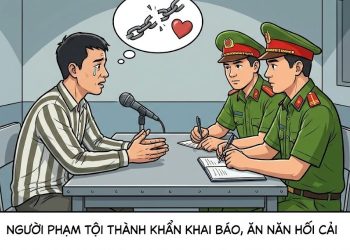Người phạm tội thành khẩn khai báo, ăn năn hối cải là gì?