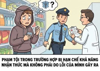 Phạm tội trong trường hợp bị hạn chế khả năng nhận thức mà không phải do lỗi của mình gây ra 4 Phạm tội trong trường hợp bị hạn chế khả năng nhận thức mà không phải do lỗi của mình gây ra